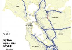 San Francisco Bay Area express lane network