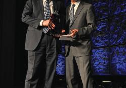 Award from Bob Kill to GTT CEO Doug Roberts