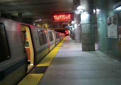 Train staions use BART to check crowdedness
