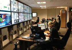 Control room staff can remotely monitor several sites