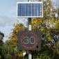 Swarco vehicle activated signs Sctoland Angus Council speed limit