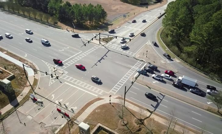 Intersection Alpharetta road safety connectivity